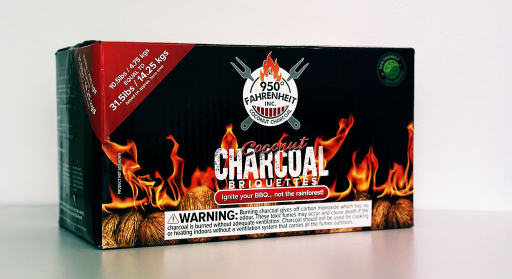 950° Fahrenheit All-Natural Coconut Charcoal – Dickson Barbeque