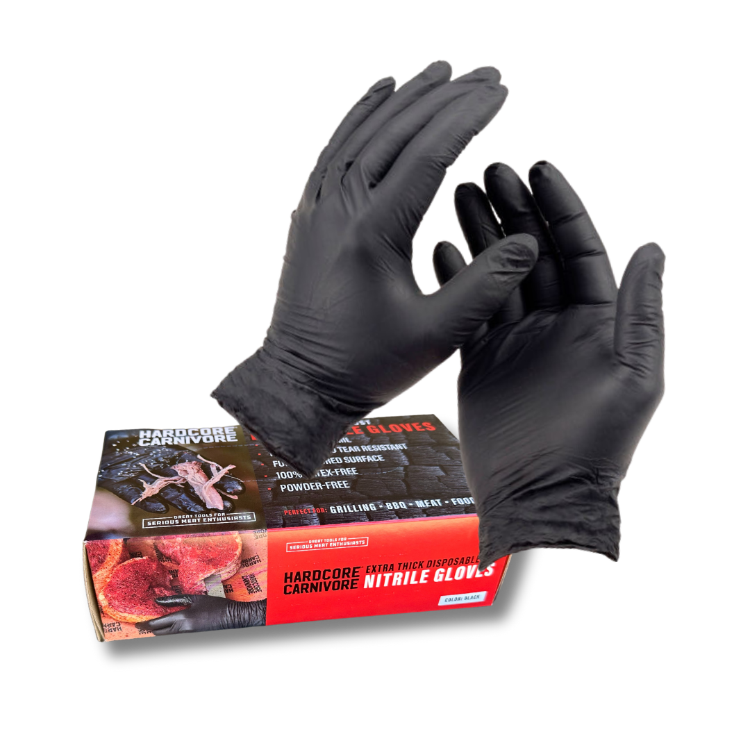 Disposable Nitrile Gloves - Black 50pk.
