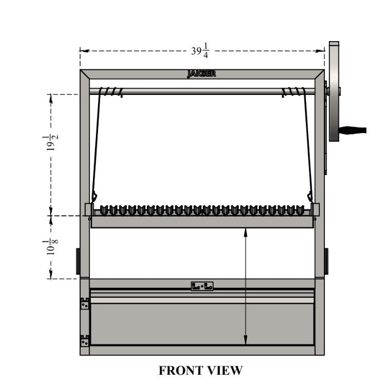 36" Santa Maria Built-in Grill