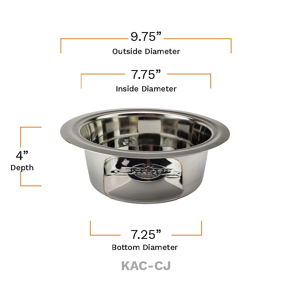 Kick Ash Can - Classic Joe 4" Depth