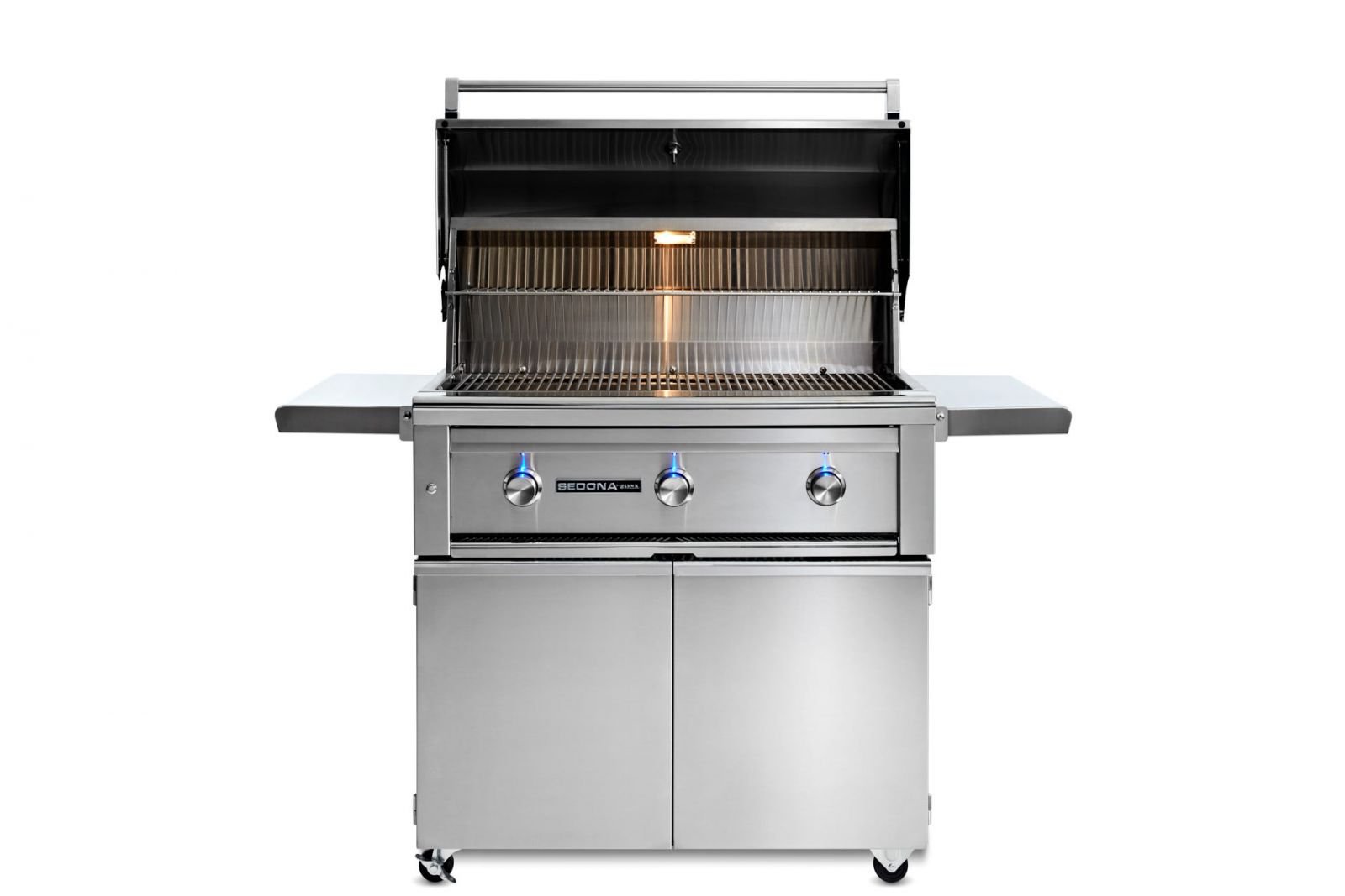 36" Freestanding Grill with 1 Prosear Infrared Burner and 2 Stainless Steel Burners (L601PSF)