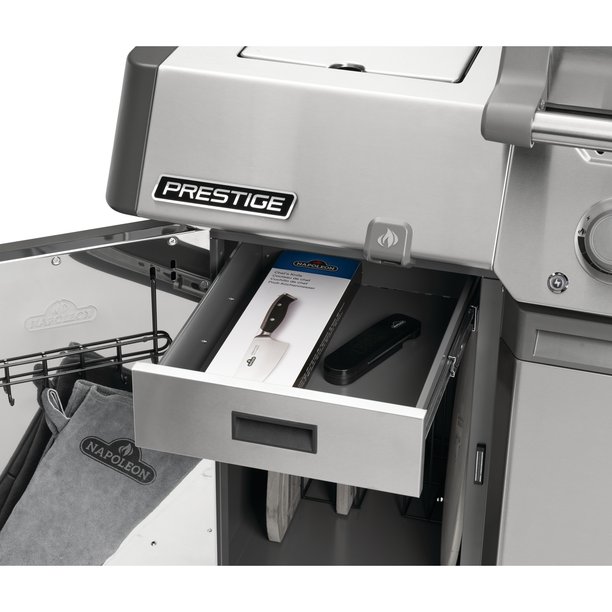 Prestige® Under Grill Storage - Two Carts