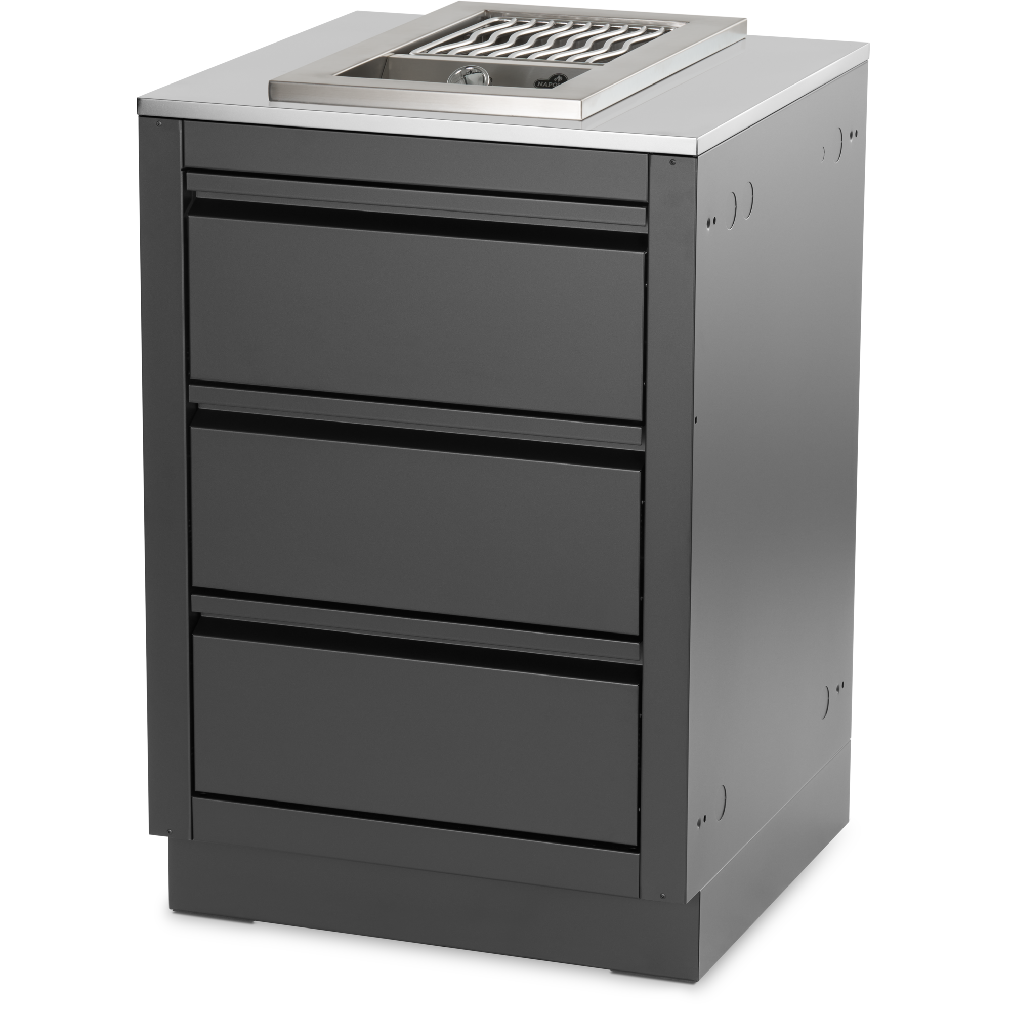 OASIS 24" x 24" Stainless Steel Countertop with 10" Burner Cutout