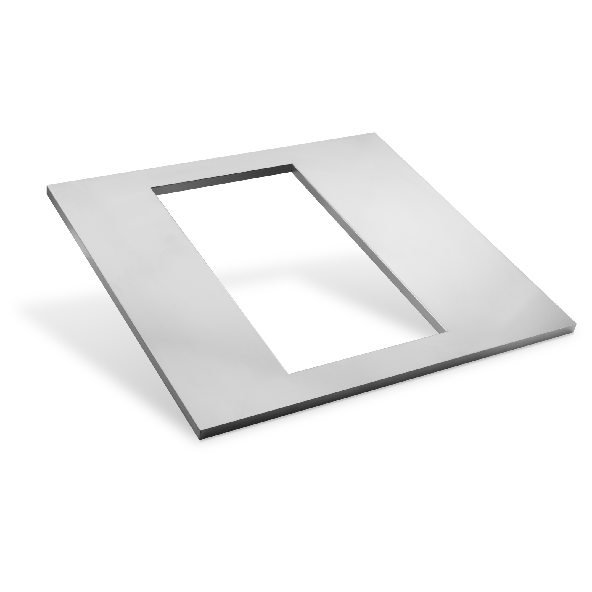 OASIS 24" x 26" Stainless Steel End Countertop with 10" Burner Cutout