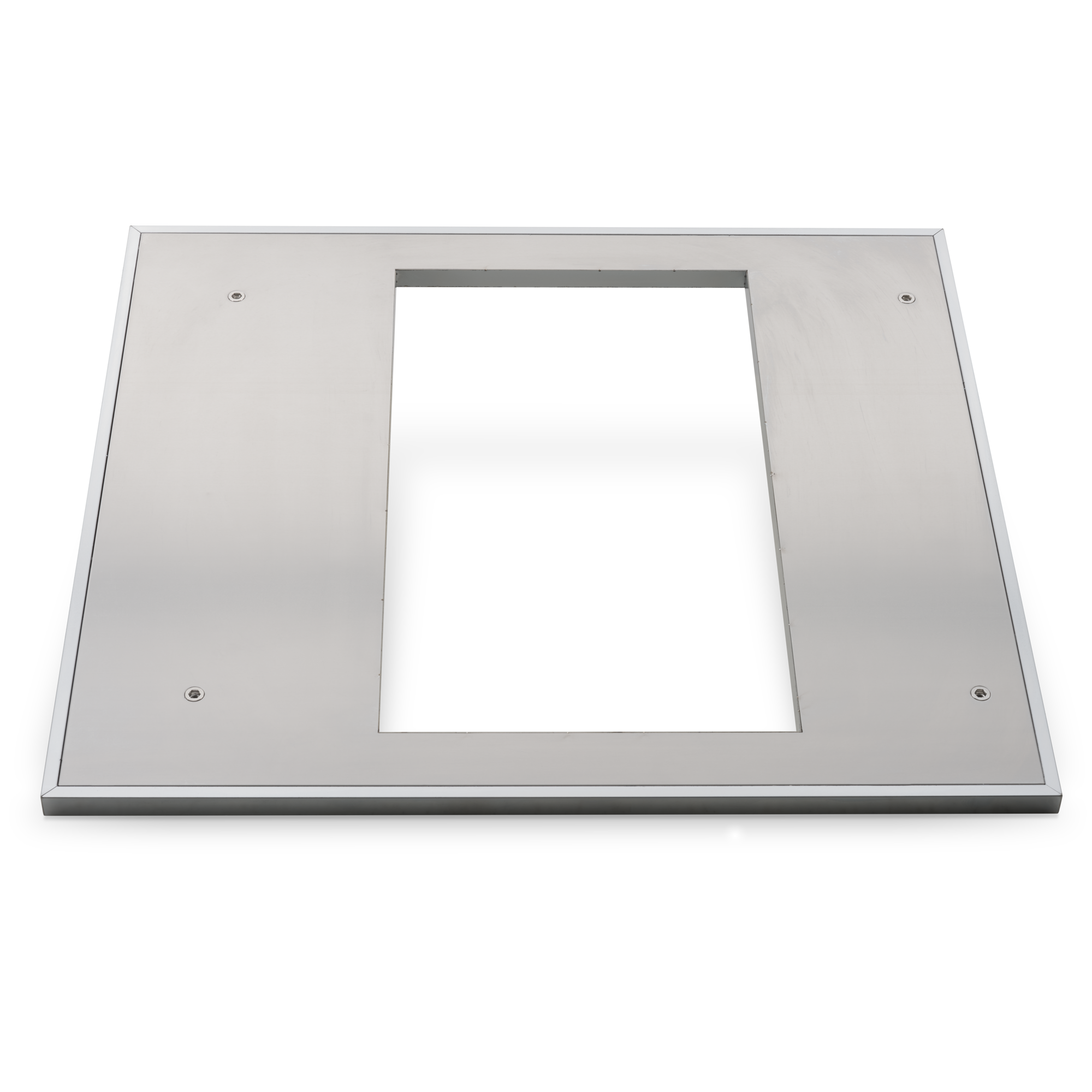 OASIS 24" x 26" Stainless Steel End Countertop with 10" Burner Cutout