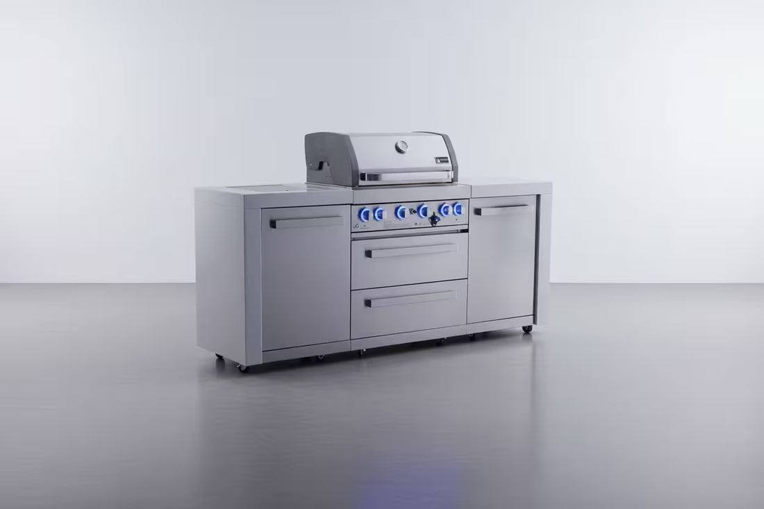 400 4-Burner Deluxe Island
