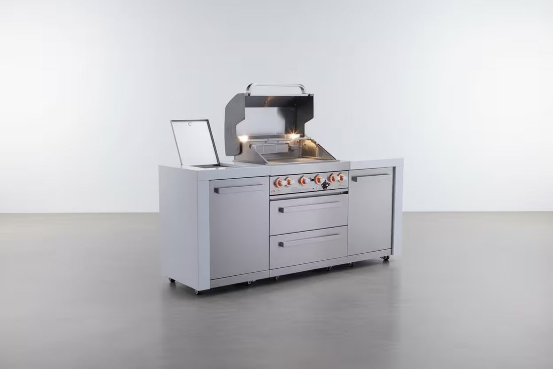 400 4-Burner Deluxe Island