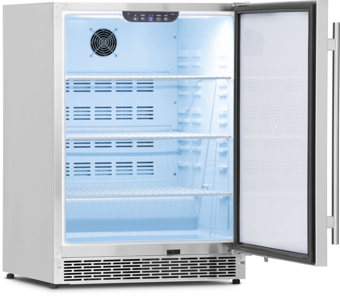 24" Outdoor Stainless Steel Fridge