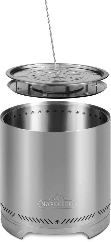 Timberwolf Smokeless Fire Pit 18" Stainless Steel