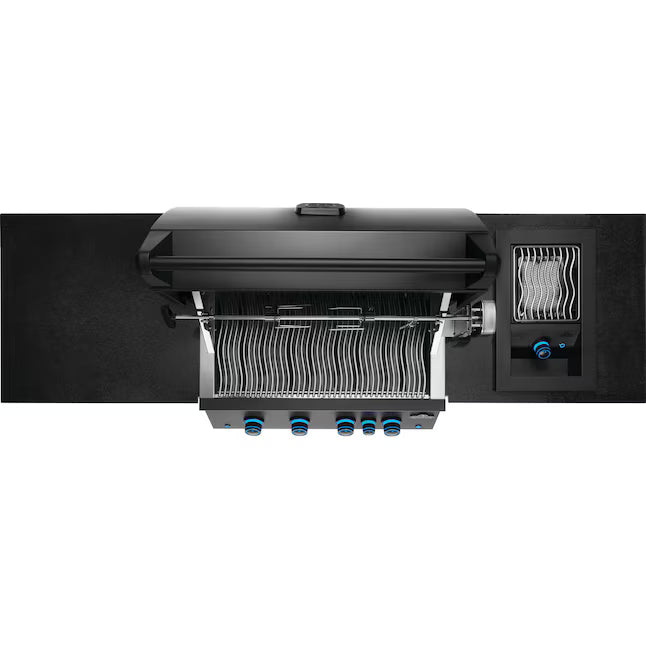 OASIS 301 Outdoor Kitchen w/ Built-in 700 Series 32 Grill - Matte Black