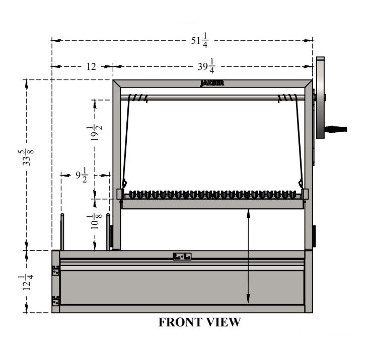 48" Santa Maria Built-in Grill