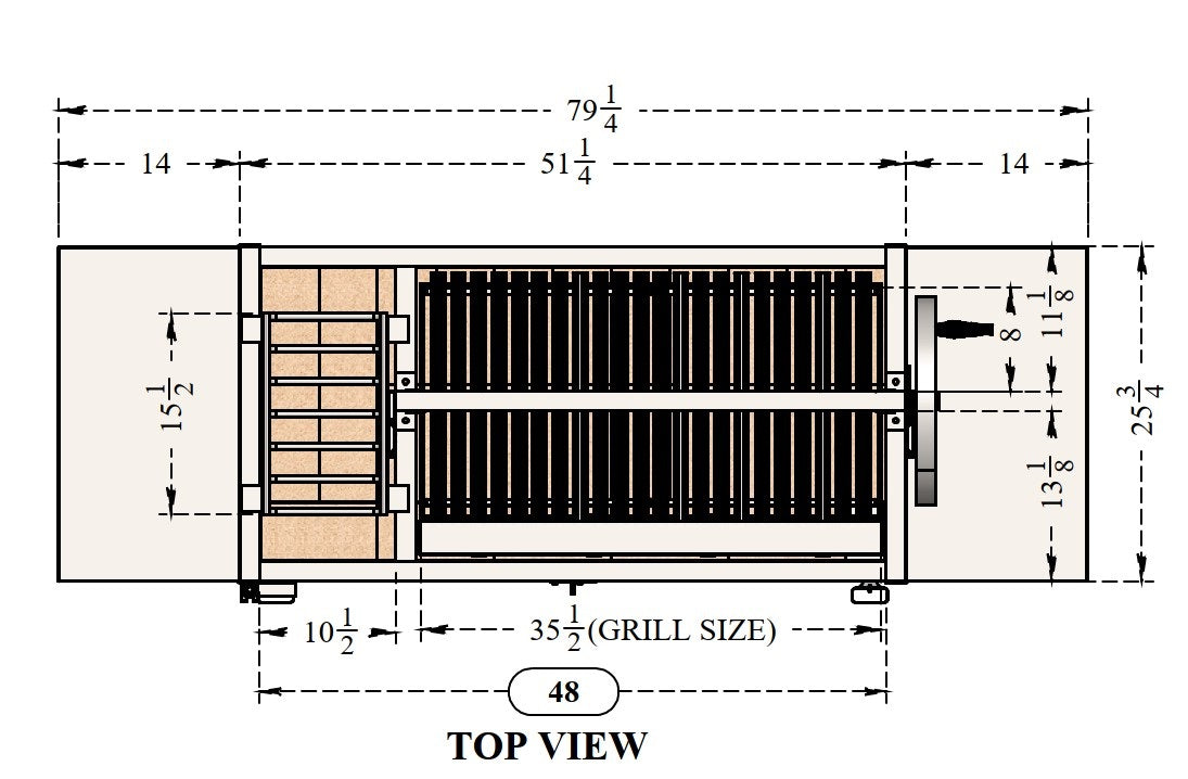 48" Santa Maria Grill