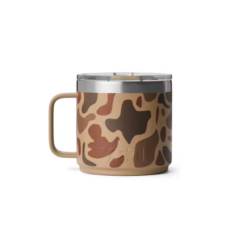 14 oz. / 414ml Stackable Mug w/ DuraSip Ceramic Lining - Wetlands Camo