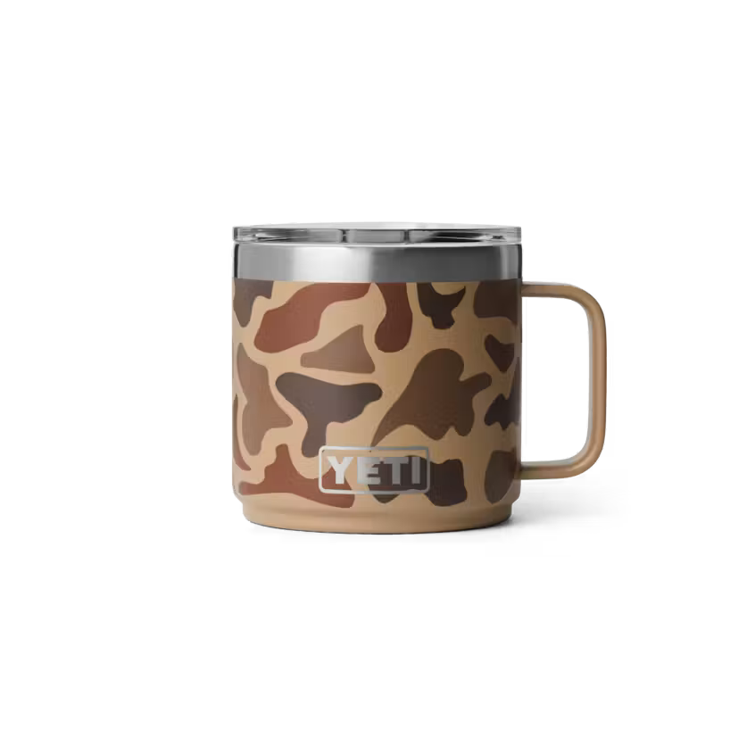 14 oz. / 414ml Stackable Mug w/ DuraSip Ceramic Lining - Wetlands Camo