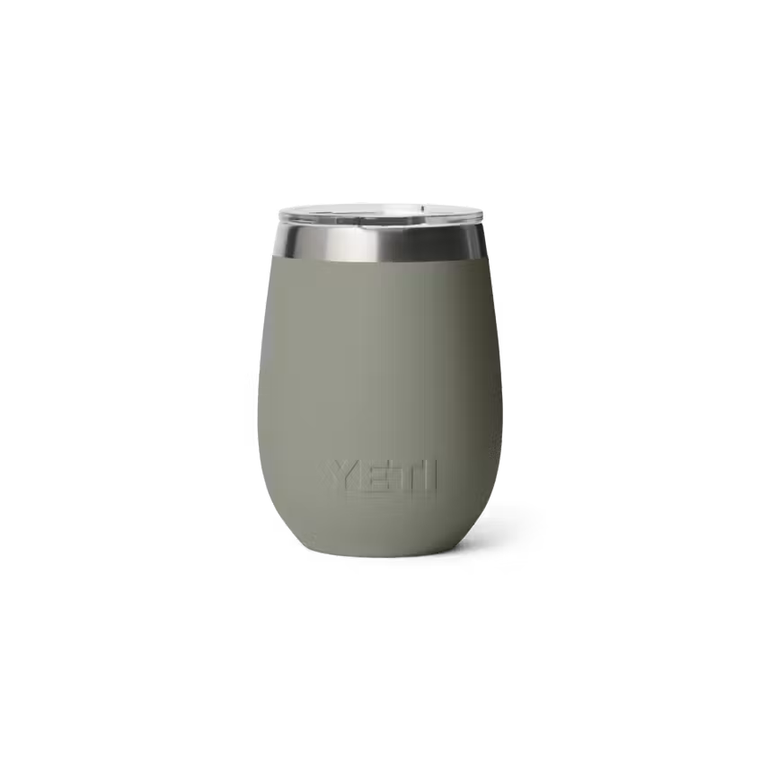 10 oz. / 295ml Wine Tumbler w/ DuraSip Ceramic Lining - Pampa Green