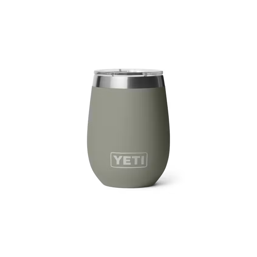 10 oz. / 295ml Wine Tumbler w/ DuraSip Ceramic Lining - Pampa Green