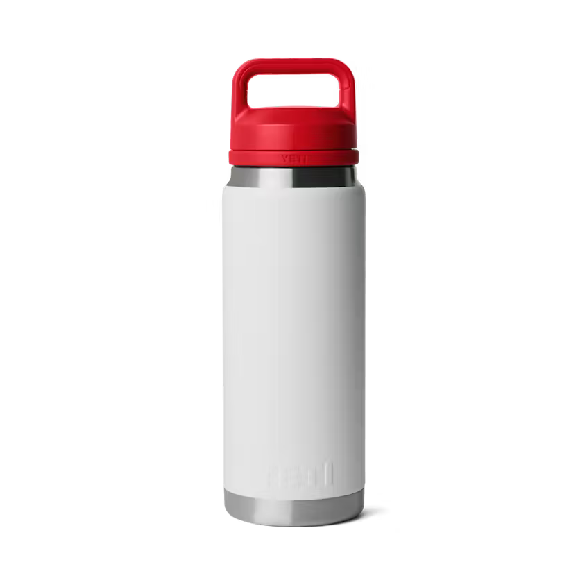 26 oz. / 769ml Bottle w/ Chug Cap - White/Red w/ Canada Badge