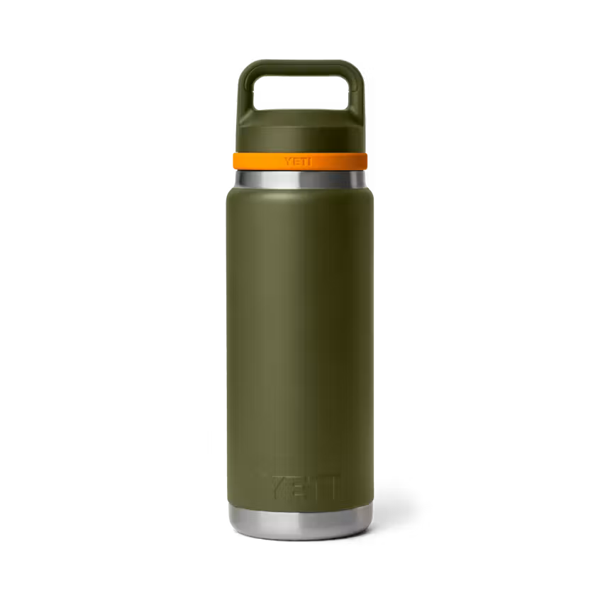 26 oz. / 769ml Bottle w/ Chug Cap - Olive/King Crab Orange