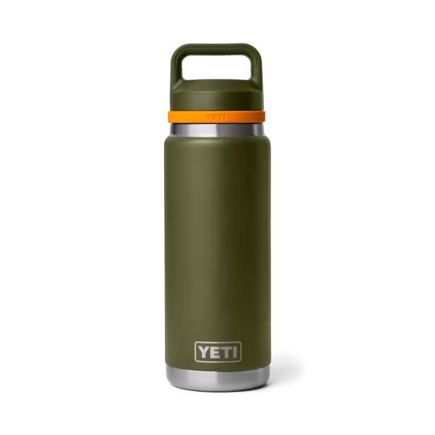 26 oz. / 769ml Bottle w/ Chug Cap - Olive/King Crab Orange