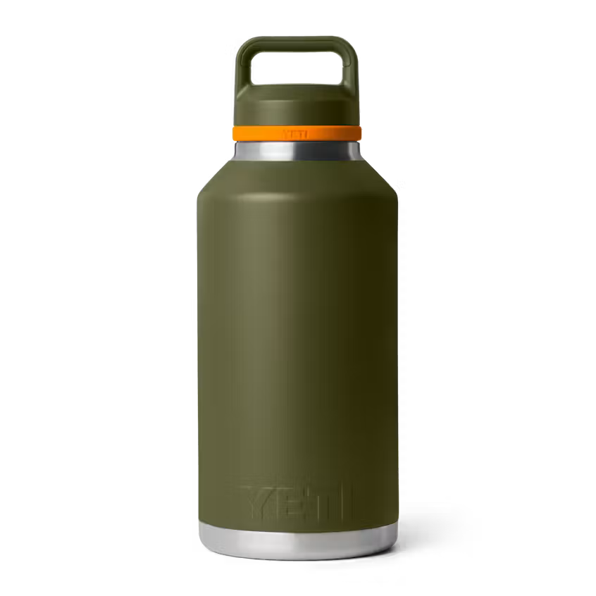 64 oz / 1.89L Bottle w/ Chug Cap - Olive/King Crab Orange
