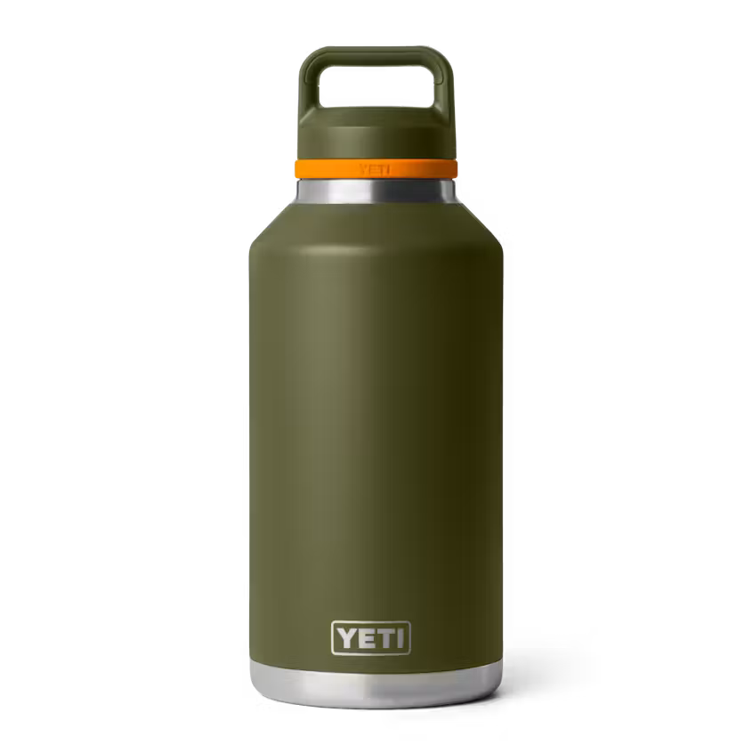 64 oz / 1.89L Bottle w/ Chug Cap - Olive/King Crab Orange