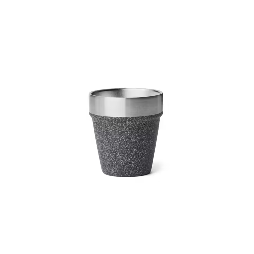 Shot Glasses - 4 Pack w/ Carrying Case - Black Stone