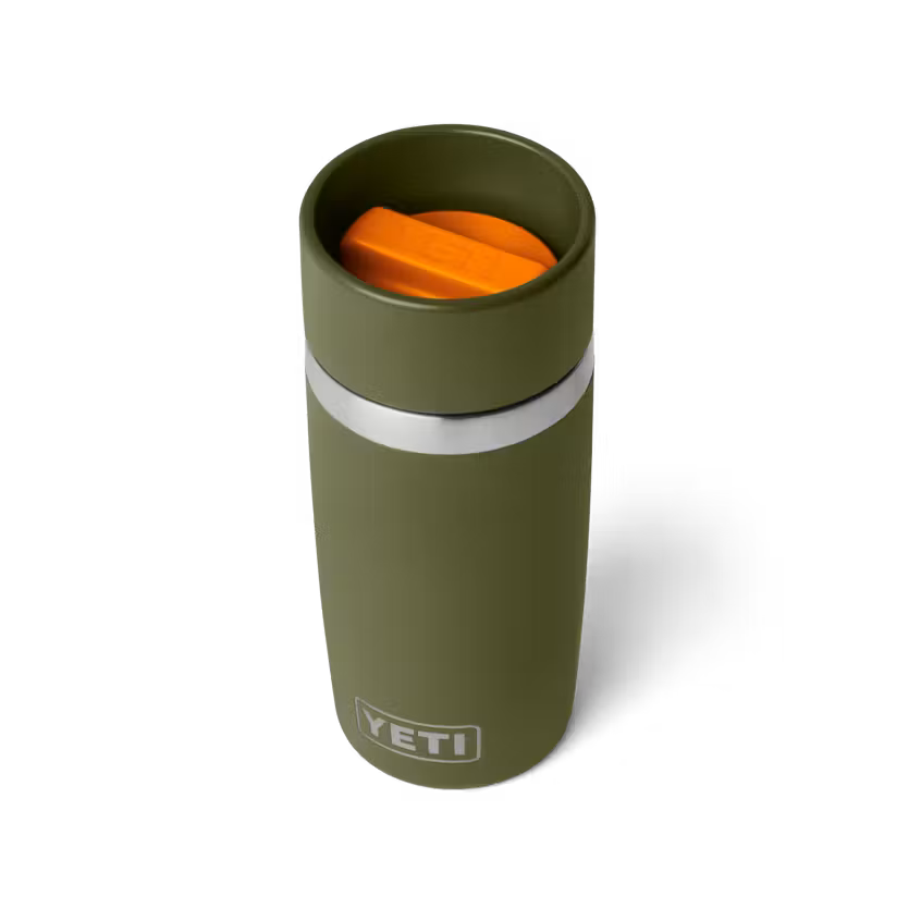 12 oz. / 355ml Travel Bottle - Olive/King Crab Orange