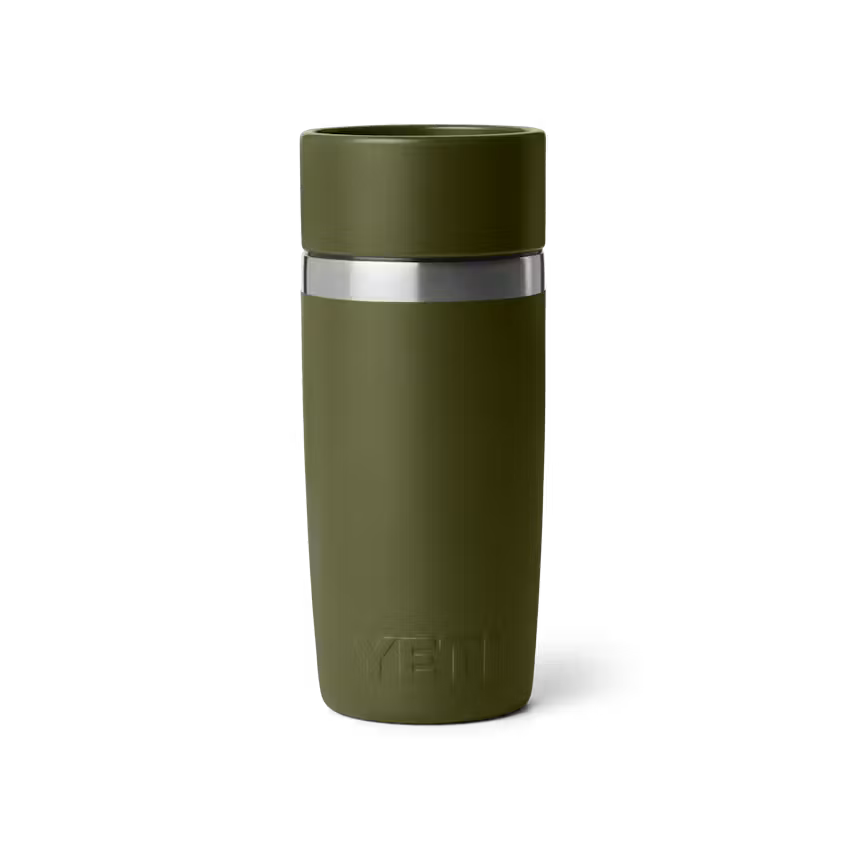 12 oz. / 355ml Travel Bottle - Olive/King Crab Orange