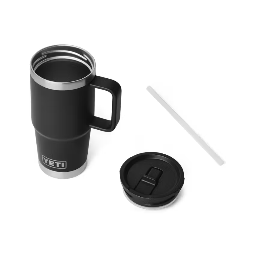 20 oz. / 591ml Leakproof Travel Straw Mug - Black
