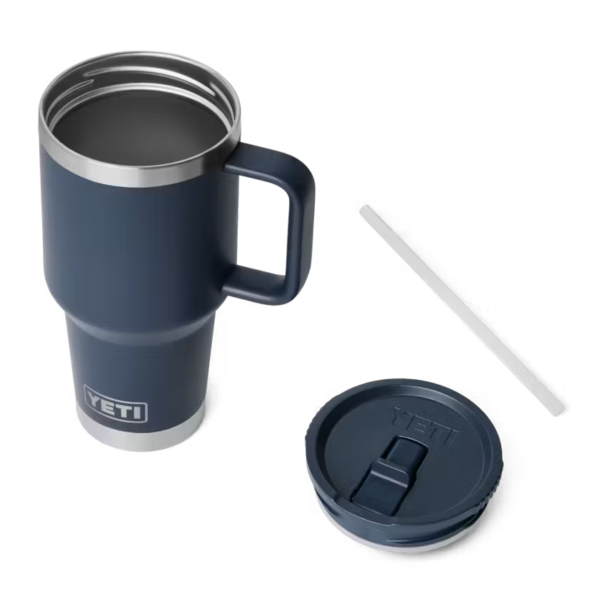 30 oz. / 887ml Leakproof Travel Straw Mug - Navy