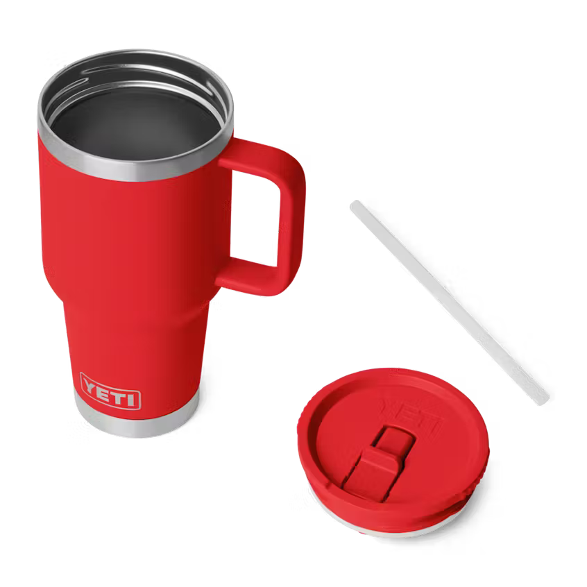 30 oz. / 887ml Leakproof Travel Straw Mug - Rescue Red