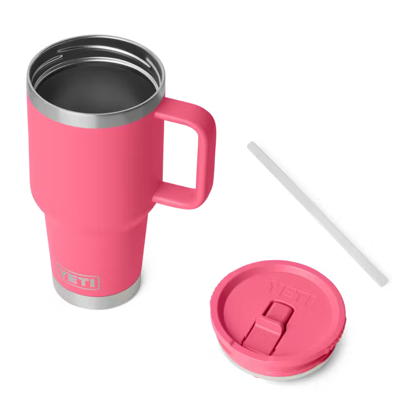 30 oz. / 887ml Leakproof Travel Straw Mug - Tropical Pink