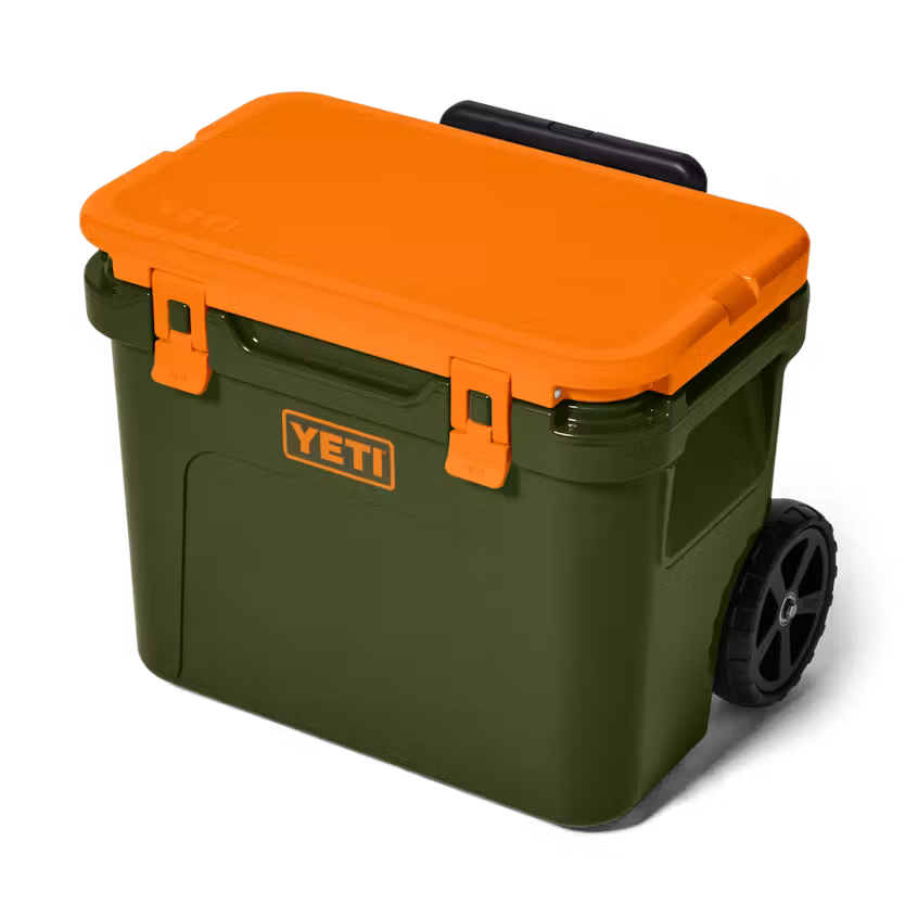 Roadie 32 Wheeled Cooler - Olive/King Crab Orange