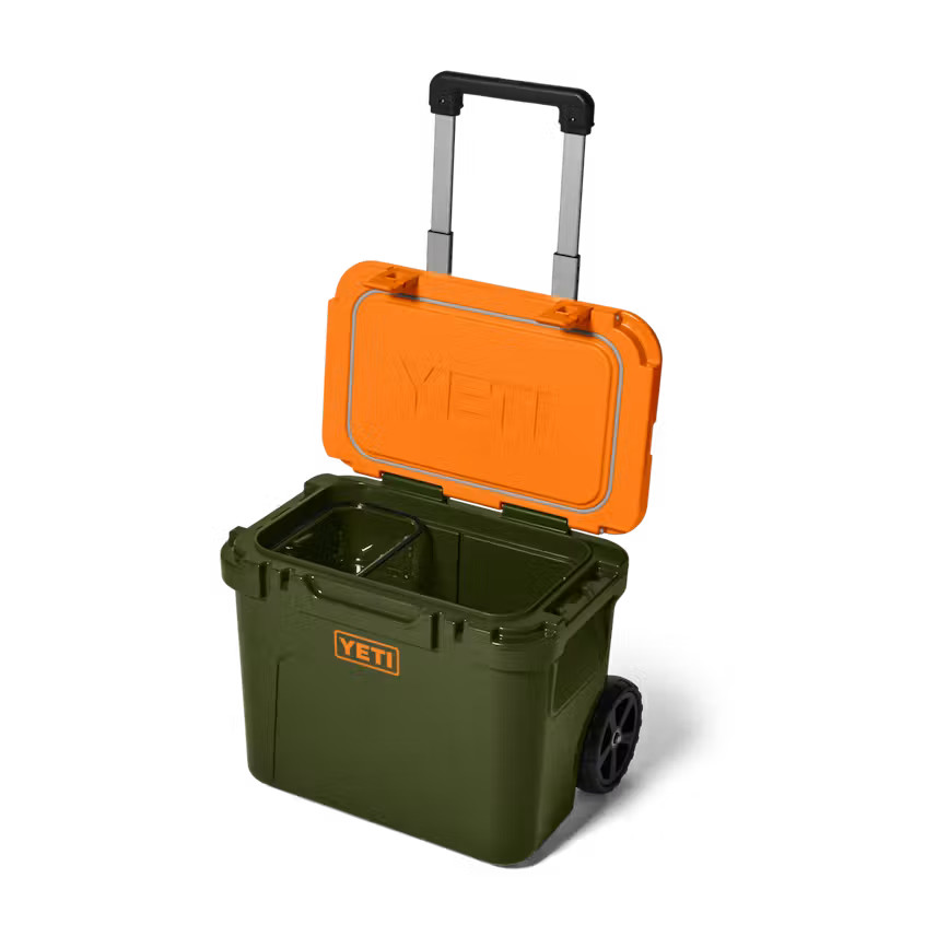Roadie 32 Wheeled Cooler - Olive/King Crab Orange