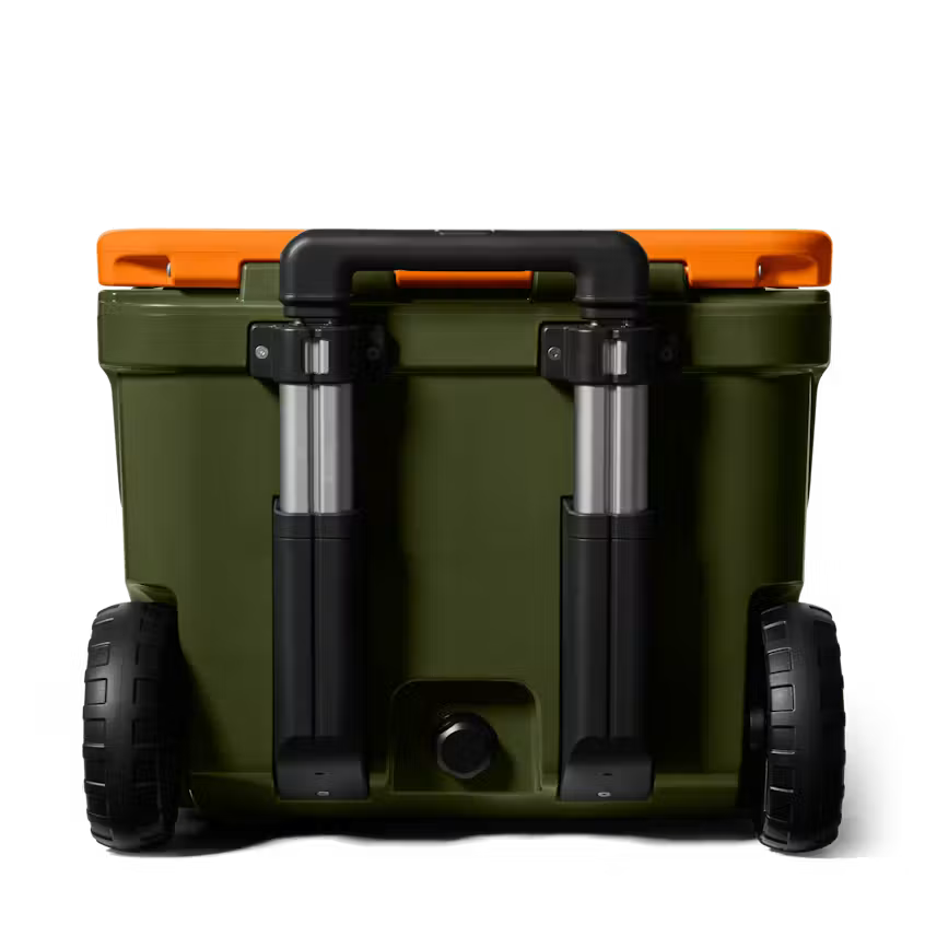 Roadie 32 Wheeled Cooler - Olive/King Crab Orange