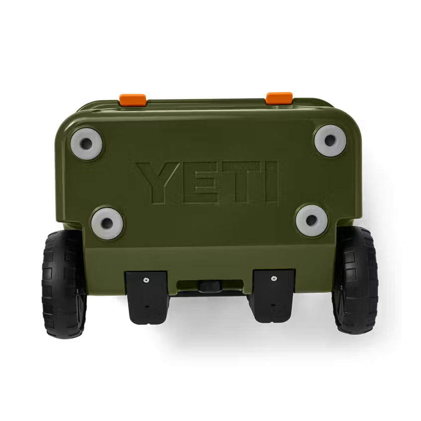 Roadie 32 Wheeled Cooler - Olive/King Crab Orange