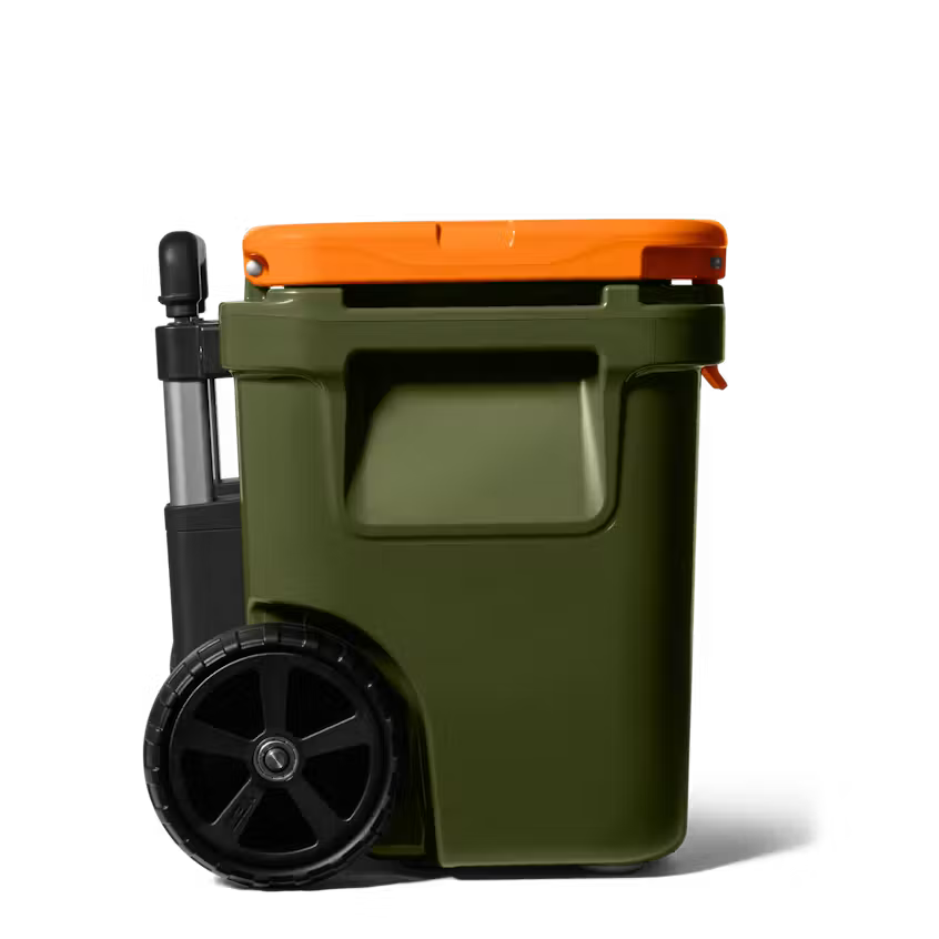 Roadie 32 Wheeled Cooler - Olive/King Crab Orange