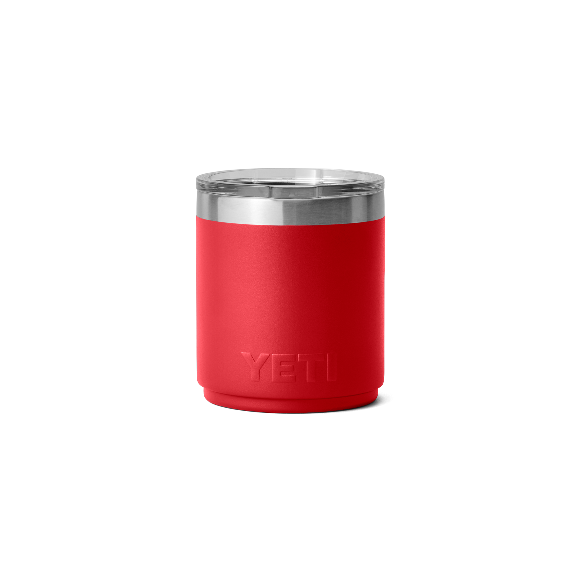 10 oz. / 295ml Stackable Lowball w/ Magslider Lid - Rescue Red