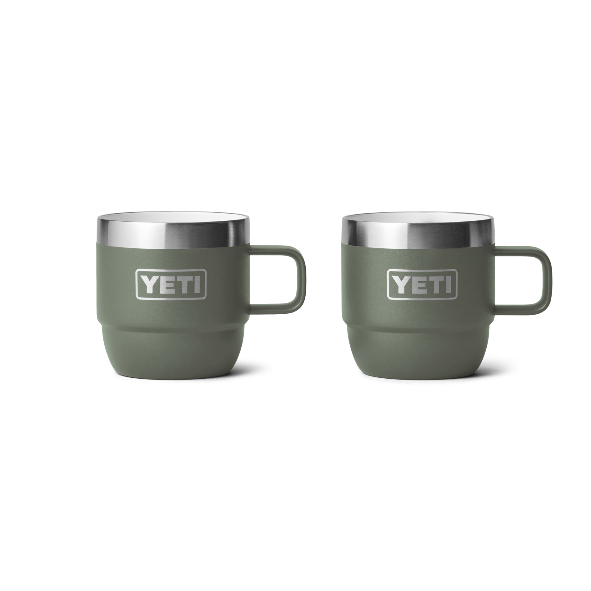 6 oz. / 177ml Stackable Mugs - Camp Green (2 pack)