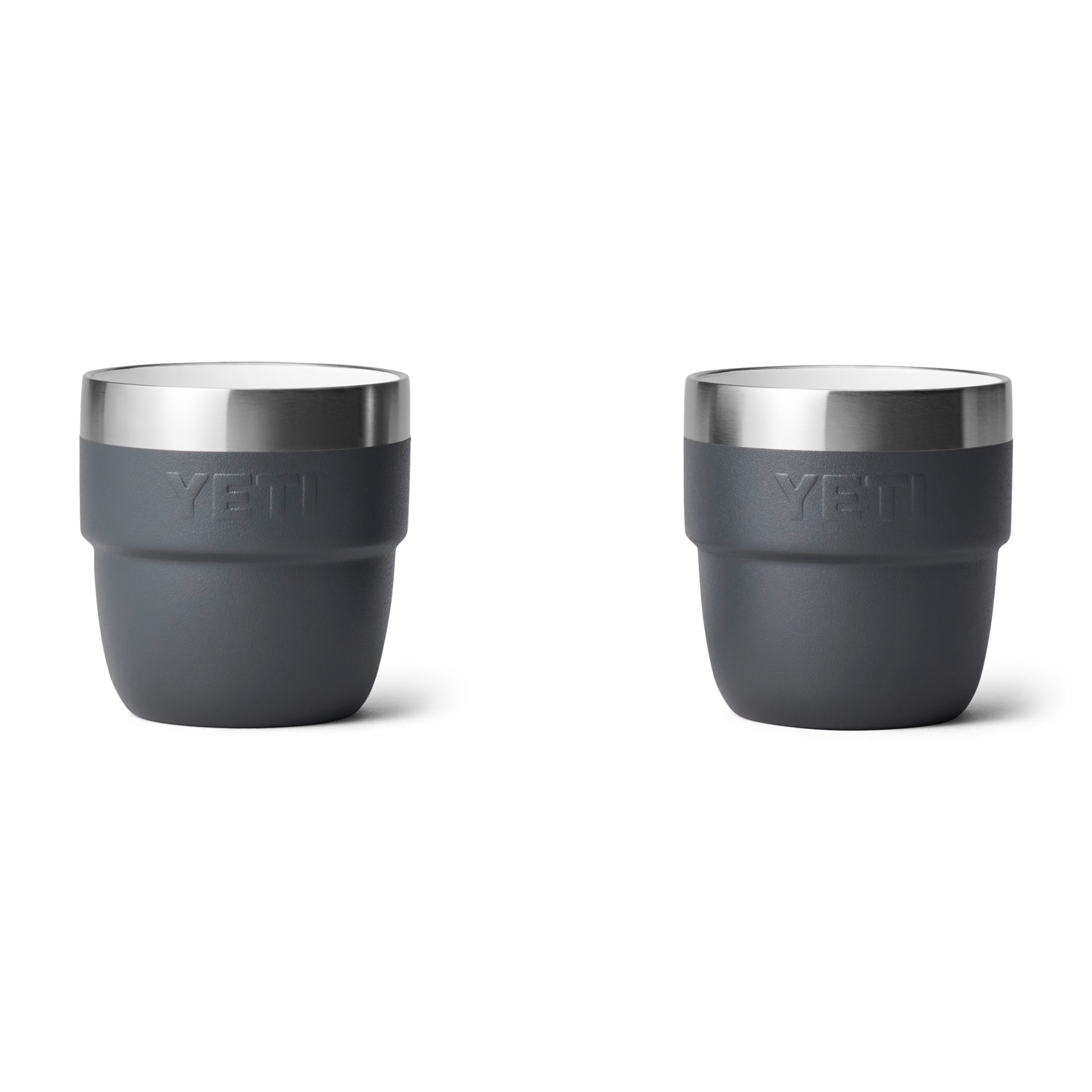 4 oz. / 118ml Stackable Cups - Charcoal (2 pack)