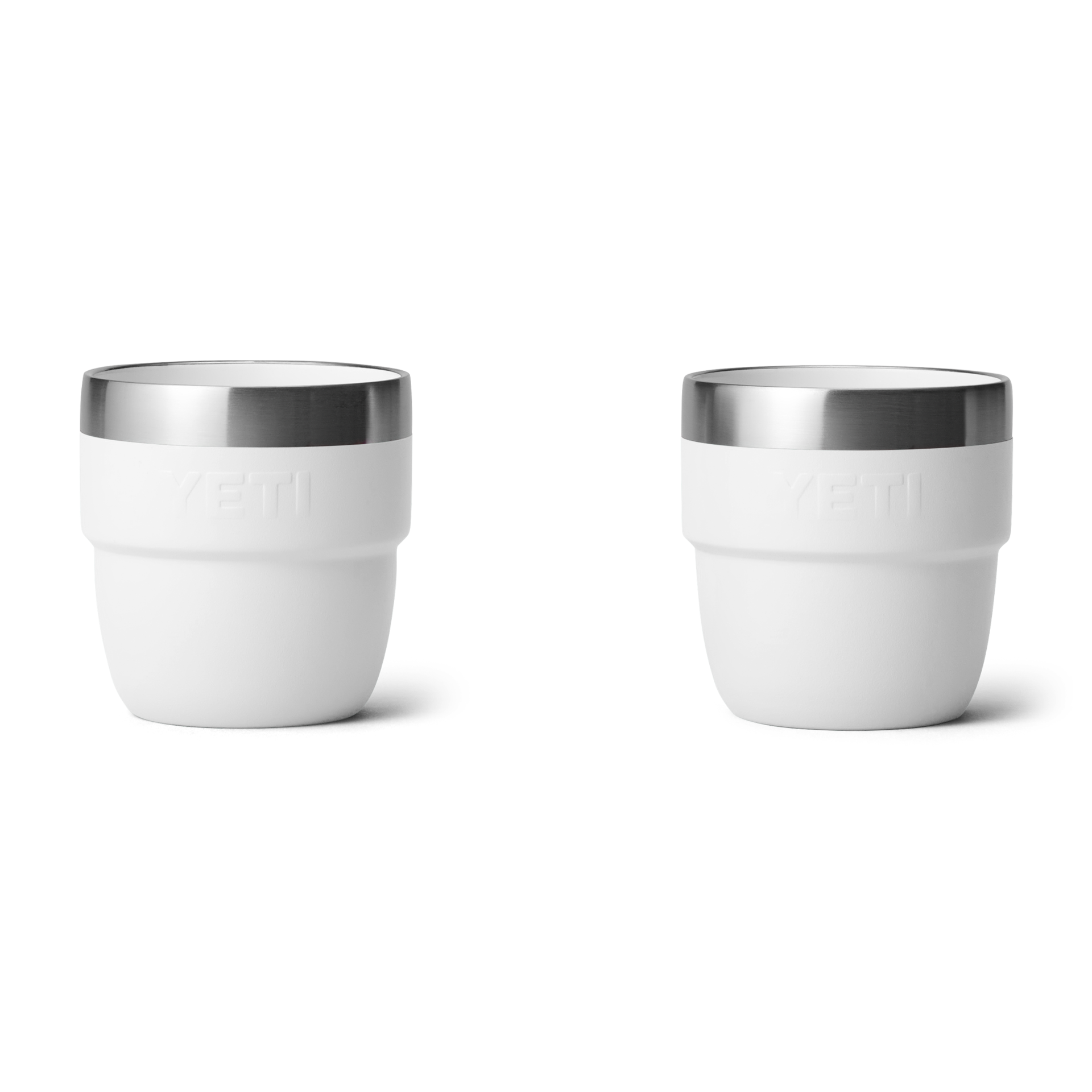 4 oz. / 118ml Stackable Cups- White (2 pack)
