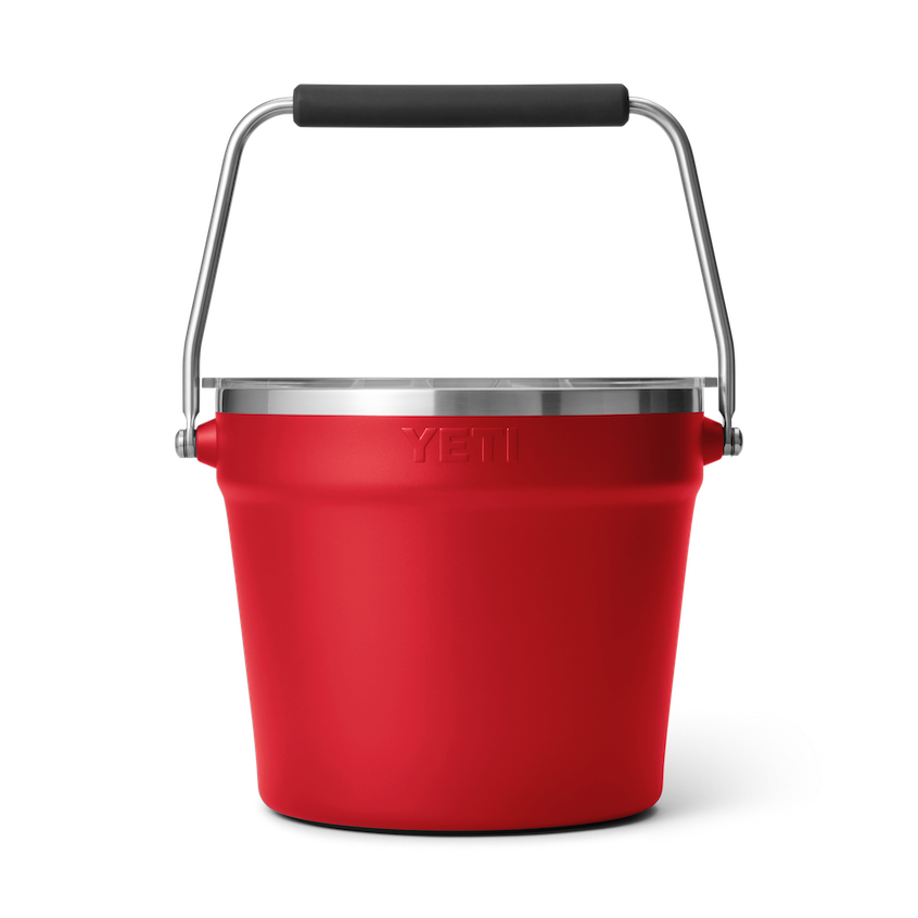 Beverage Bucket w/ Lid - Rescue Red