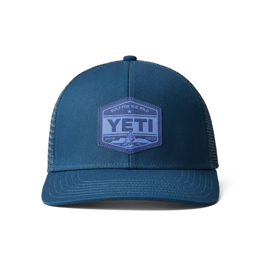 Built For The Wild Mid Pro Trucker Hat - Blue
