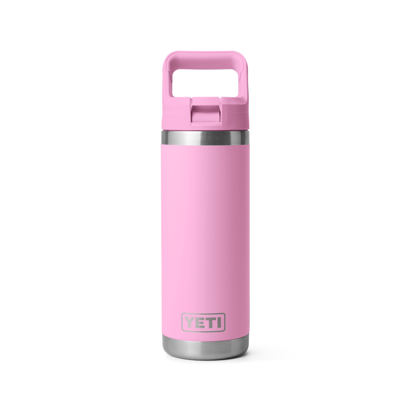18 oz. / 532ml Bottle w/ Matching Straw Cap - Power Pink
