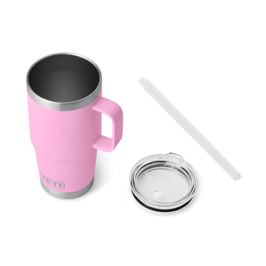 25 oz. / 739ml Straw Mug w/ Straw Lid - Power Pink