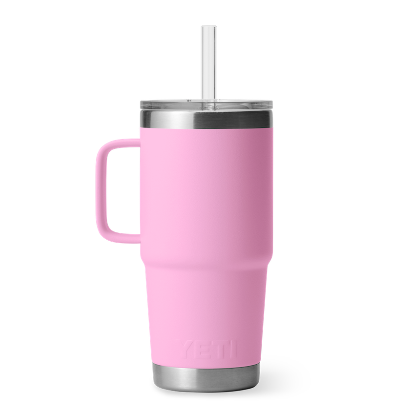 25 oz. / 739ml Straw Mug w/ Straw Lid - Power Pink