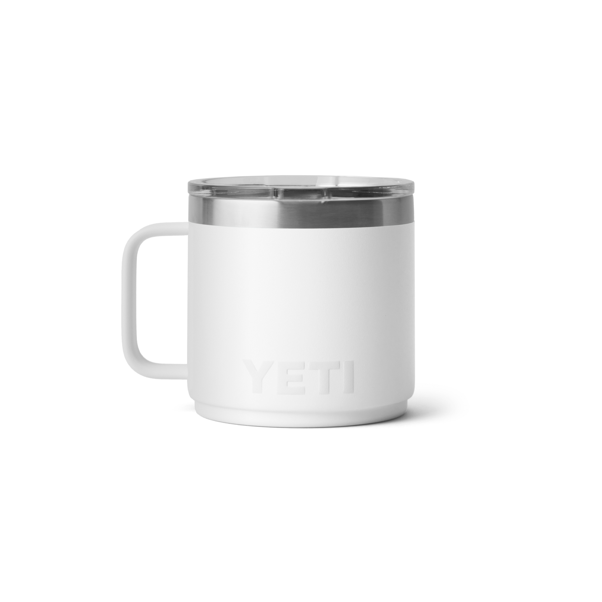 14 oz. / 414ml Stackable Mug w/ Magslider Lid - White