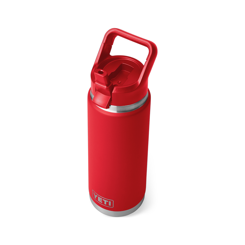 26 oz. / 769ml Bottle w/ Matching Straw Cap - Rescue Red