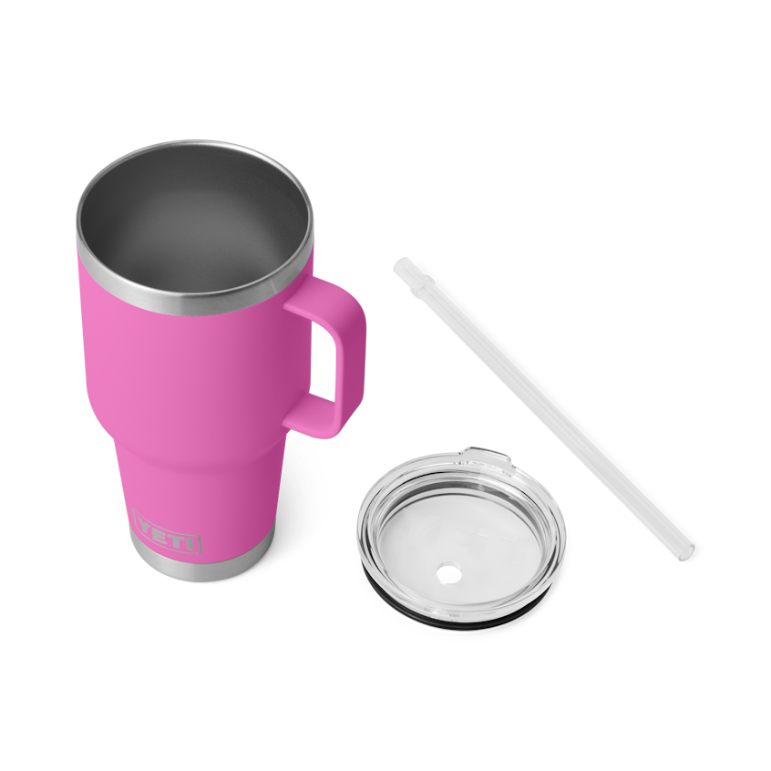 35 oz. / 1L Straw Mug w/ Straw Lid - Wildflower Fuchsia