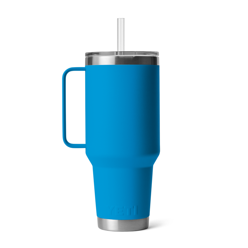 42 oz. / 1.2L Straw Mug w/ Straw Lid - Big Wave Blue